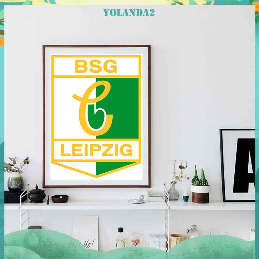 Bộ Tranh Đính Đá 5D Họa Tiết Logo Đội Chemie Leipzig Độc Đáo DIY BSG Chemie B4642