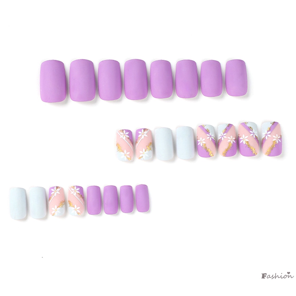 Hình Dán Trang Trí Móng Tay Màu Trắng Họa Tiết Hoa Nhỏ Xinh Xắn Cho Nữ