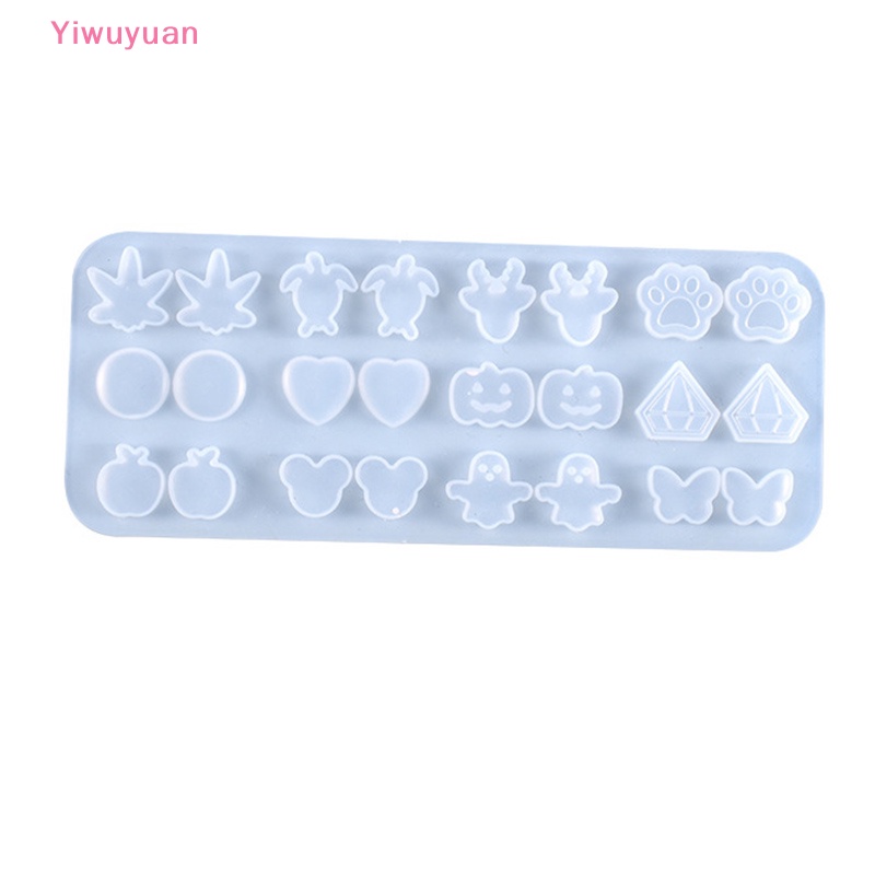 Khuôn Silicon Làm Bông Tai Đồ Trang Sức Mini DIY Mới