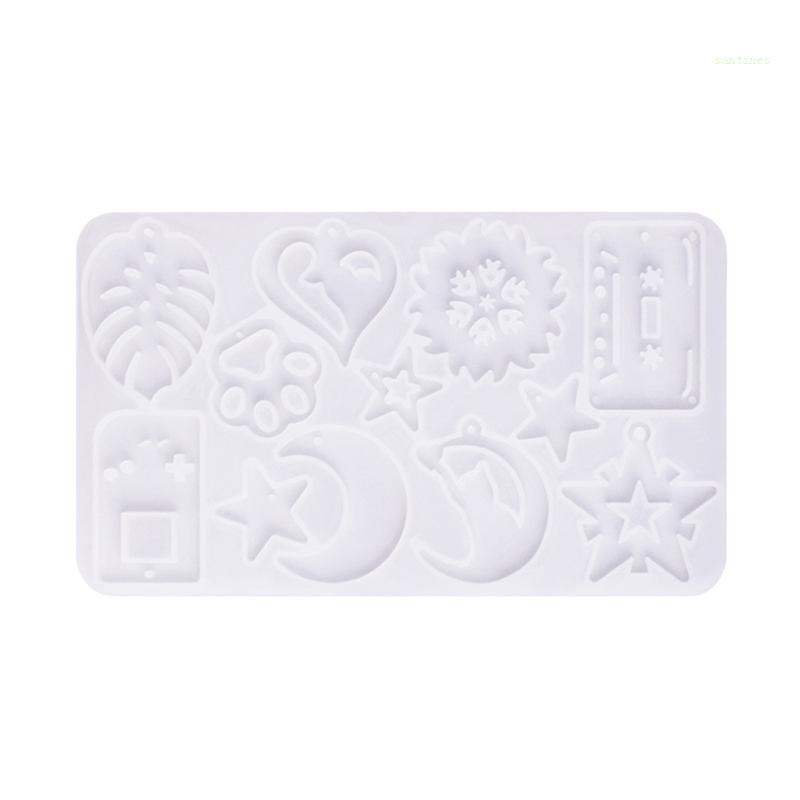 Khuôn Nhựa Làm Trang Sức Bông Tai DIY Cho Nữ