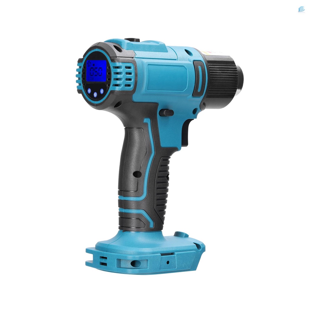 Máy Phát Nhiệt Kỹ Thuật Số Cầm Tay (S2Vn) Có Thể Sạc Lại 50-3000°C Công Cụ Điều Chỉnh Nhiệt Độ Điện Điều Chỉnh Được Với 4 Đầu Phun Tương Thích Với Makita Lit