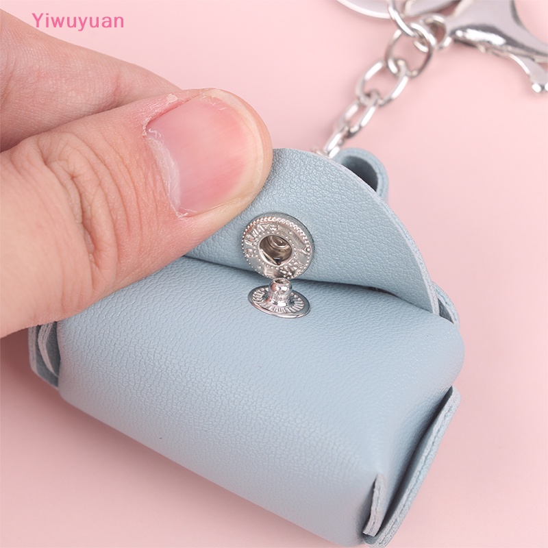< Yiwuyuan > Ví Da Mềm Đựng Tiền Xu / Chìa Khóa Nhà Thủ Công Dễ Thương Mới Cho Nữ