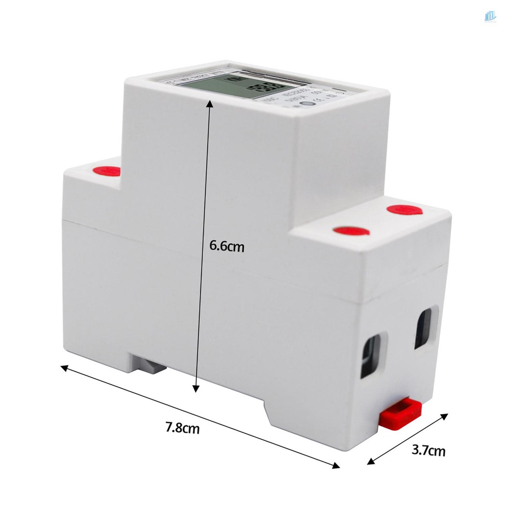 Đồng Hồ Đo Năng Lượng DIN-Rail Màn Hình LCD 5-80A 220V 50Hz DDM15SC