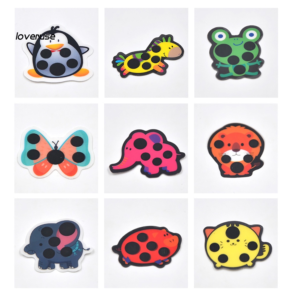 Set 5 Miếng Dán Đo Nhiệt Độ Cơ Thể Hình Chú Ong / Gấu Hoạt Hình Dễ Thương