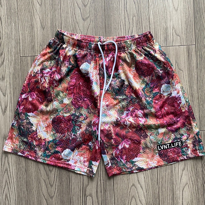 Quần Short Thể Thao Phối Lưới Thoáng Khí Nhanh Khô Thời Trang Mùa Hè Cho Nam Và Nữ