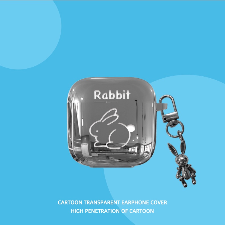 Vỏ Bảo Vệ Hộp Sạc Tai Nghe Redmi buds3 Bằng TPU Mềm Mạ Điện + Dây Đeo Chống Sốc Đơn Giản