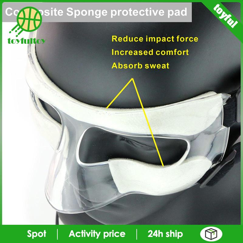 Phụ Kiện Bảo Vệ Mũi Khối Lượng Nhẹ Bền Bỉ Dành Cho Nam Chơi Bóng Rổ