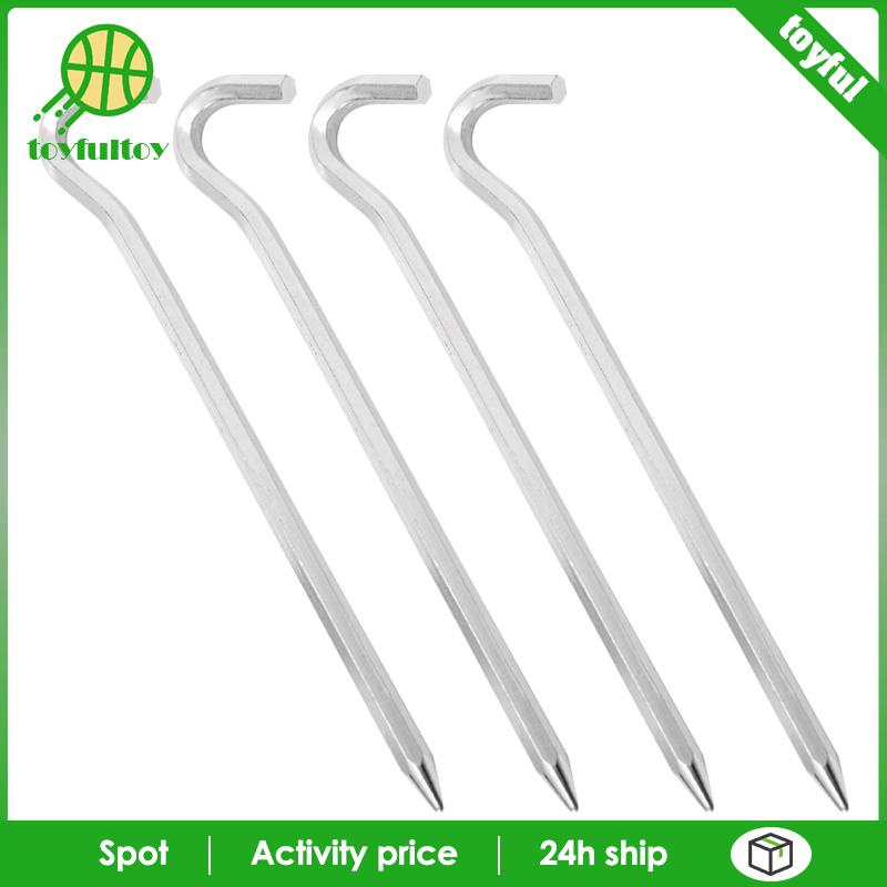 Set 4 Cọc Giăng Lều Trại Hình Lục Giác Tiện Dụng