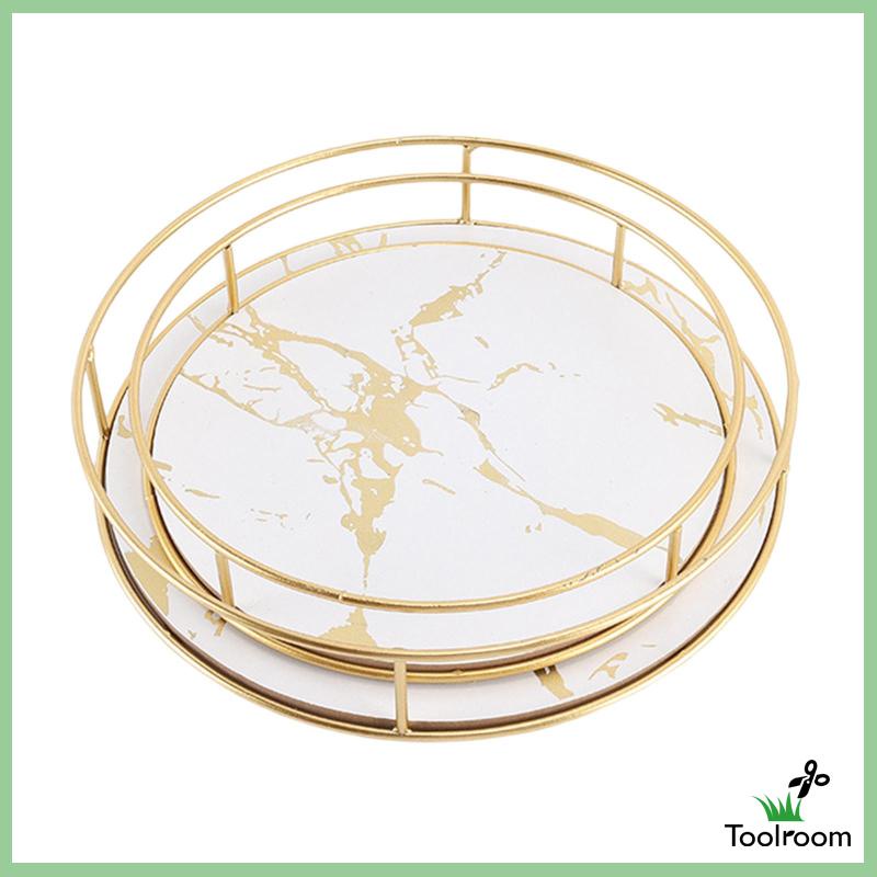 Bộ 2 Khay Đựng Nước Hoa / Trang Sức Tiện Dụng Cho Phòng Tắm / Nhà Bếp