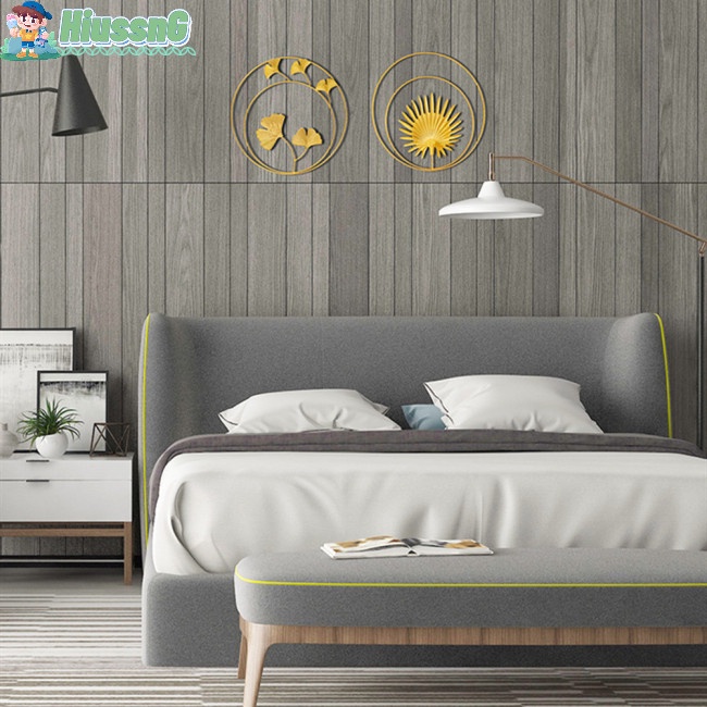 Lá Ginkgo Bằng Kim Loại Màu Vàng Kim Treo Tường Trang Trí Phòng Ngủ / Khách Sạn