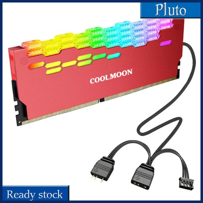Mới Mô Đun Làm Mát Bộ Nhớ Coolmoon Ra-2 Ram Hiệu Quả Cao 5v Argb Cho Máy Tính