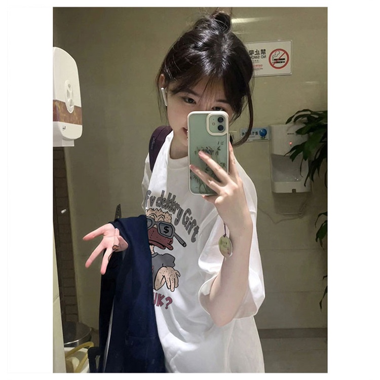 Áo Thun Unisex 100% Cotton Nguyên Chất Ngắn Tay Phong Cách Hàn Quốc Mới NRVP 2023