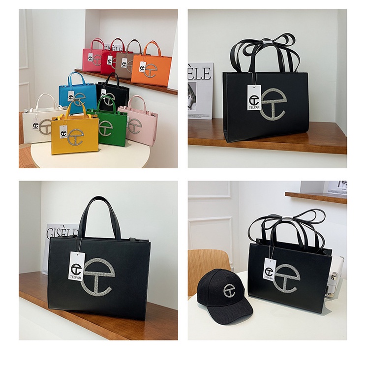 Túi Xách JASMIN NOIR Da PU Cỡ Lớn Thiết Kế Đơn Giản Thời Trang Cho Nữ