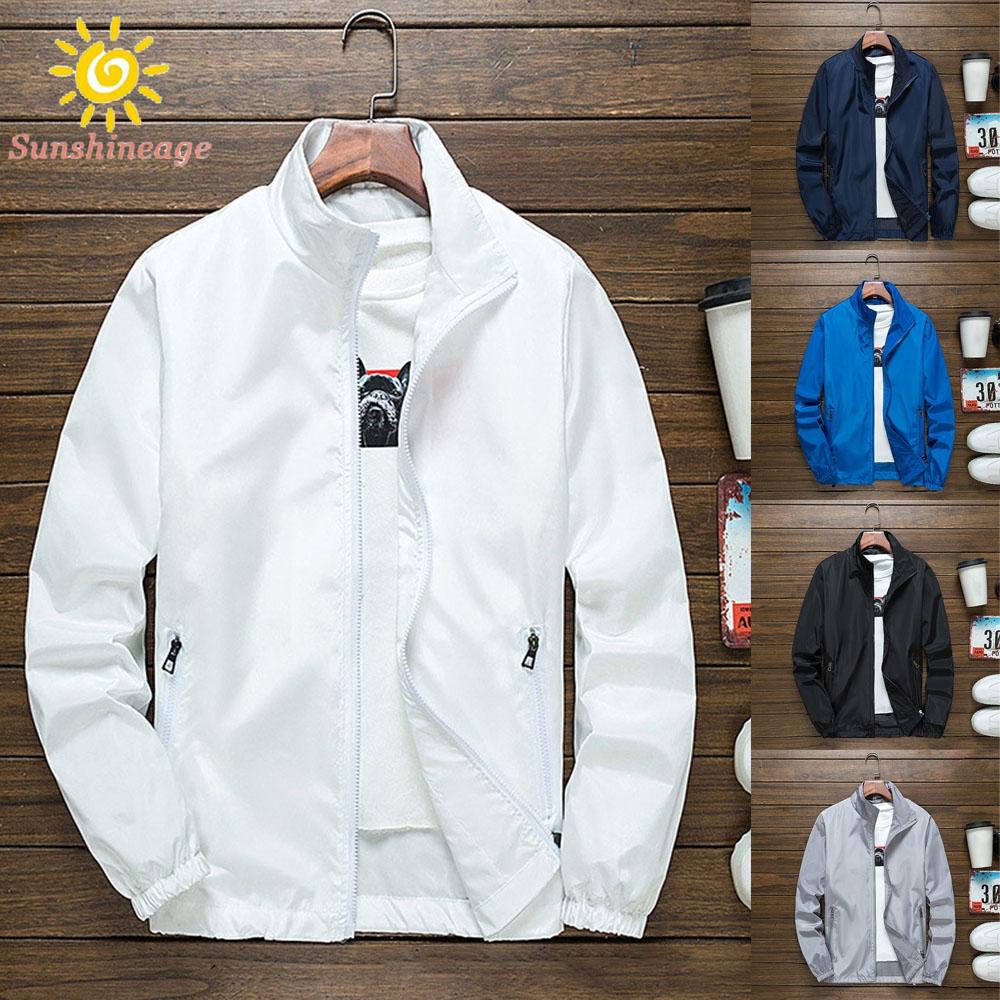 Áo Khoác Gió Tay Dài Có Nón Thời Trang Cá Tính Trẻ Trung Cho Nam Kiểu Hàn Quốc