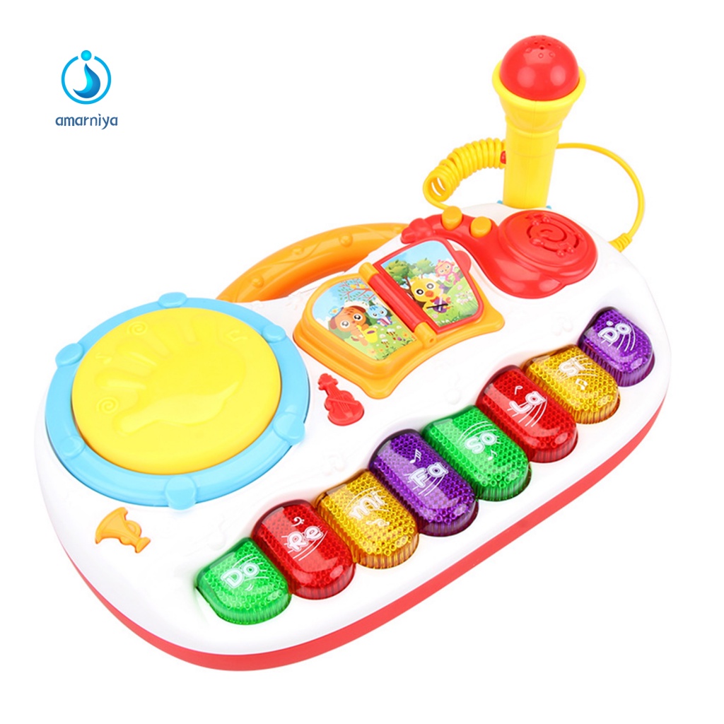 Đồ Chơi Đàn Piano Điện Tử Có Đèn Đa Năng Cho Bé