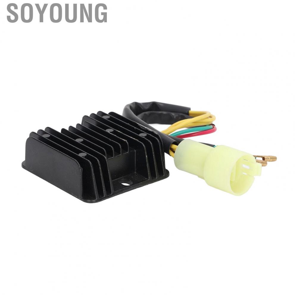 Soyoung Voltage Regulator Rectifier  High Strength Voltage Regulator Metal Easy Install  for ATV