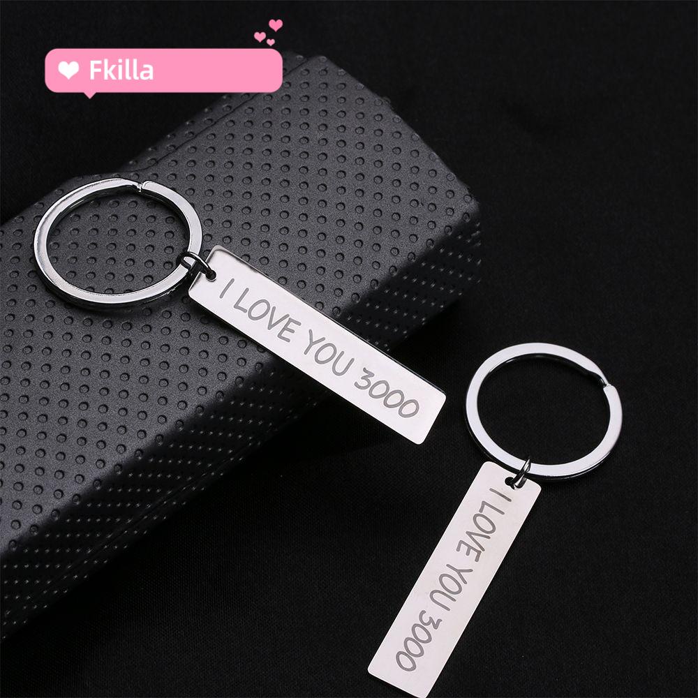 Móc Khóa Kim Loại Hình FKILLA5 I Love You 3000 Độc Đáo