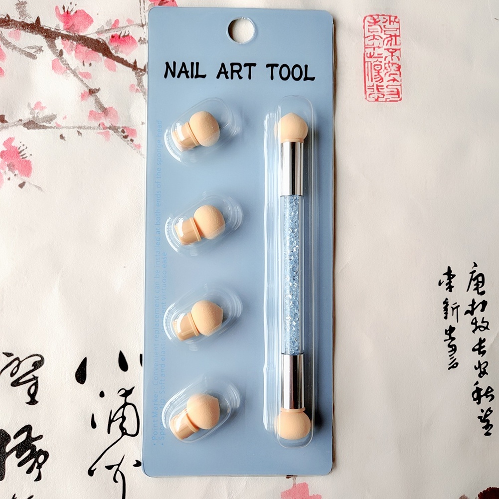 Bút Mút Hai Đầu Không Nhòe Dùng Vẽ Móng Nghệ Thuật