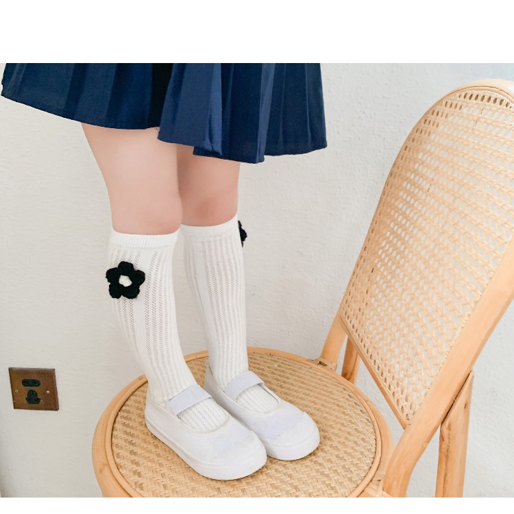 Vớ Đính Nơ Họa Tiết Hoa Phong Cách Hàn Quốc Thời Trang Mùa Hè Xinh Xắn Cho Bé Gái