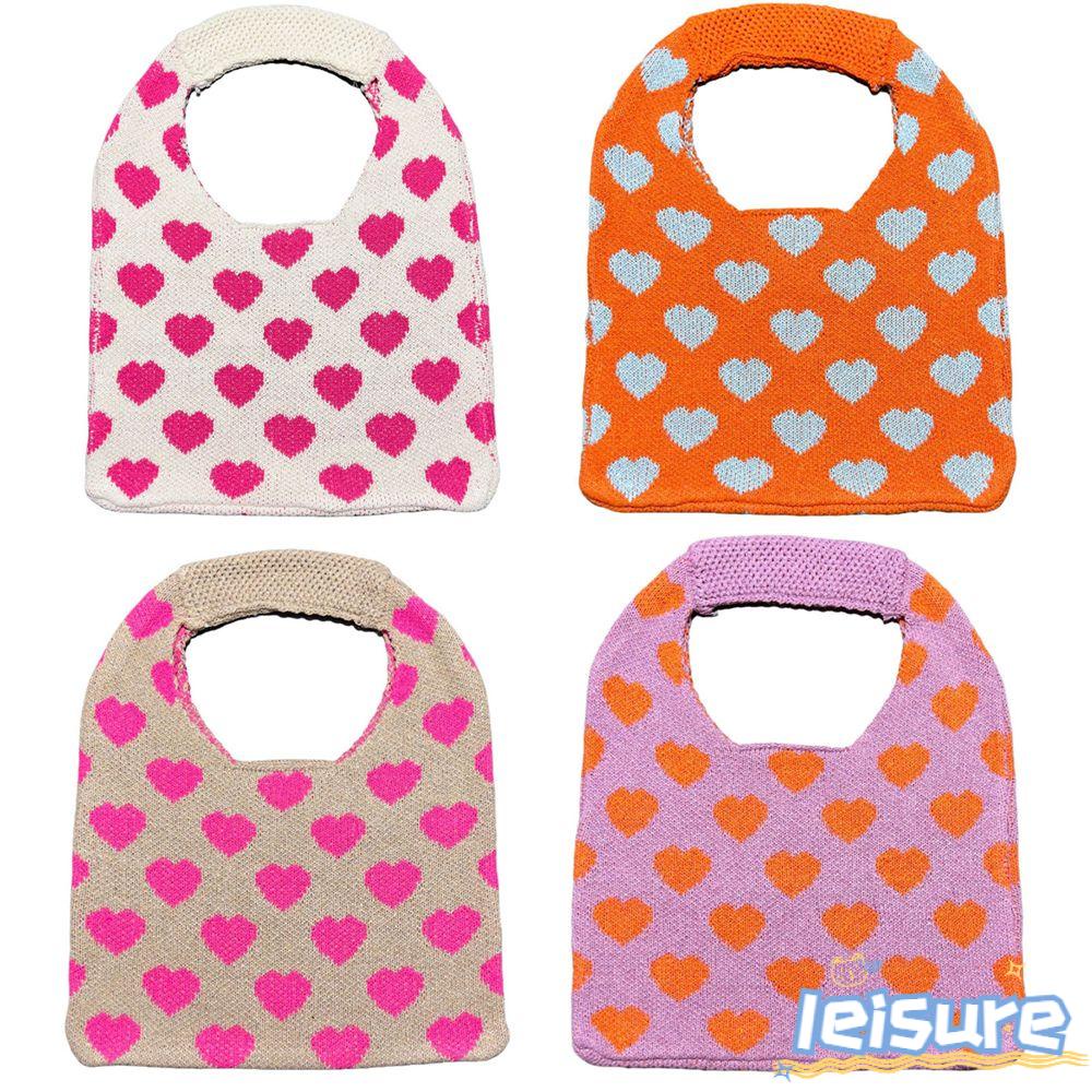 Túi Tote Đeo Vai Đan Len Sức Chứa Lớn Thời Trang Cho Nữ