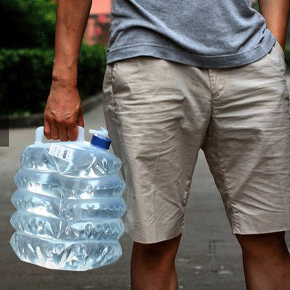 Bình Đựng Nước Trong Suốt Có Vòi Xếp Gọn Dung Tích 3 / 5 / 8 / 10 / 15l