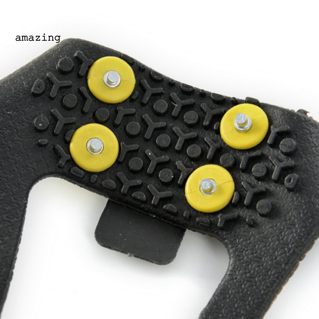 Kẹp Đi Tuyết Chống Trượt Có 10 Đinh Tán Unisex