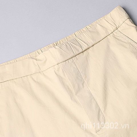 Chất Lượng Cao Quần Yếm Cotton Mỏng Co Giãn Ôm Dáng Mùa Xuân Hè Dễ Lắp Đặt Thương Hiệu U Cho Nam
