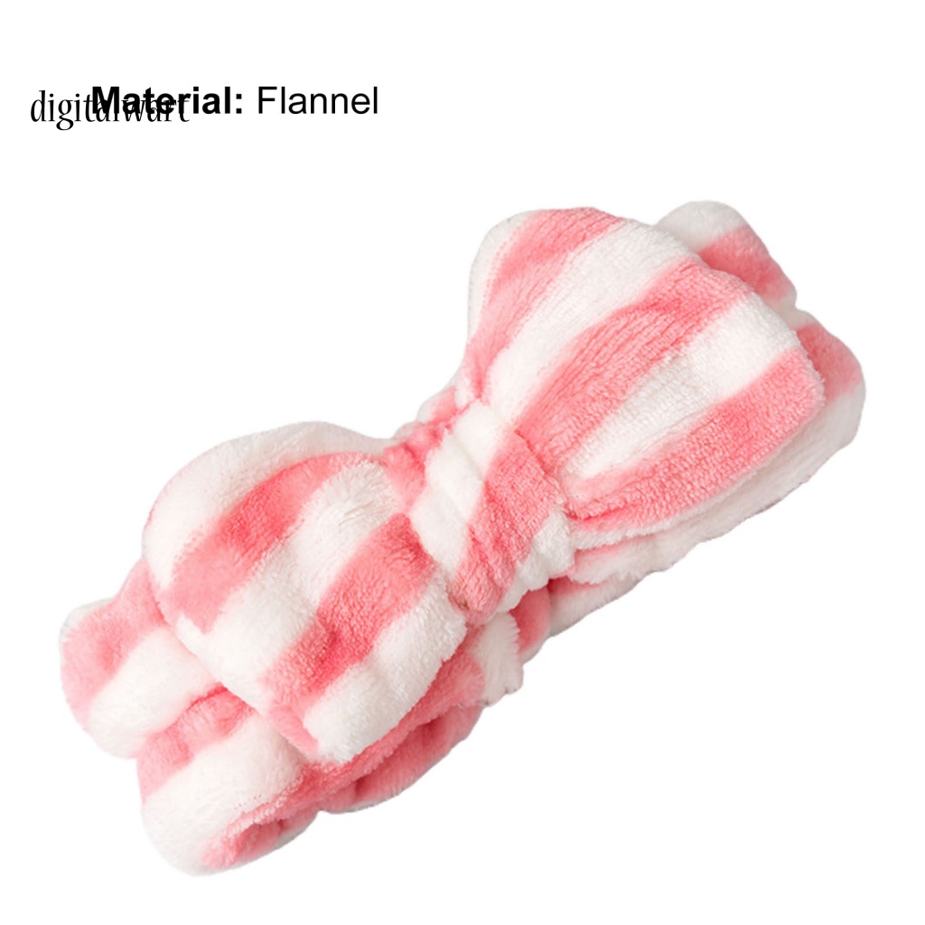 Kỹ Thuật Số| Băng Đô Cài Tóc Dày Co Giãn Họa Tiết Sọc Thời Trang Cho Nữ