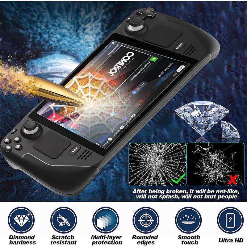 Kính Cường Lực HD Bảo Vệ Màn Hình Chống Trầy Xước Cho Steam Deck 2022