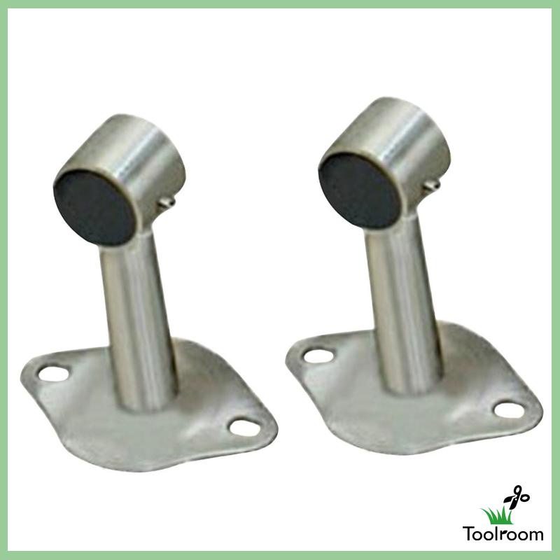 Set 2 Giá Đỡ Thanh Tay Cầm Bằng Thép Không Gỉ 100mm Cho Tủ Quần Áo