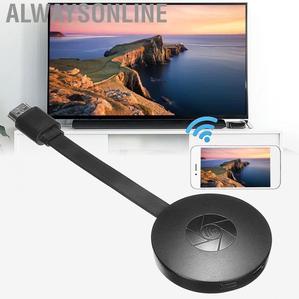 Alwaysonline Mirroring Dongle Receiver  Stable AM8268 Processor Display Adapter Portable HD Output for Car Screens
