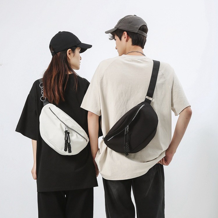 Túi Đeo Chéo Ngực Cỡ Lớn Phong Cách Thể Thao Nhật Bản Cho Nam