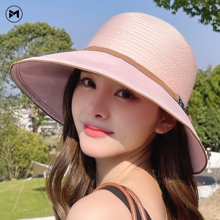 Nón Tai Bèo Vành Rộng Chống Nắng Có Dây Cột Che Nắng Mẫu Mới Năm 2023 Phong Cách Nhật Hàn Bảo Vệ Và Tia UV Dành Cho Bạn Nữ