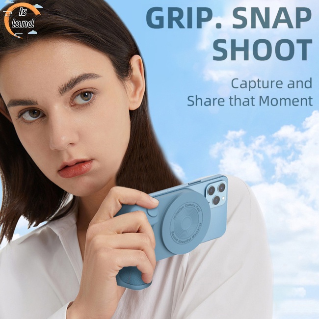 Giá Đỡ Điện Thoại Từ Tính Có Thể Sạc Lại Bluetooth Không Dây Cho Máy Ảnh