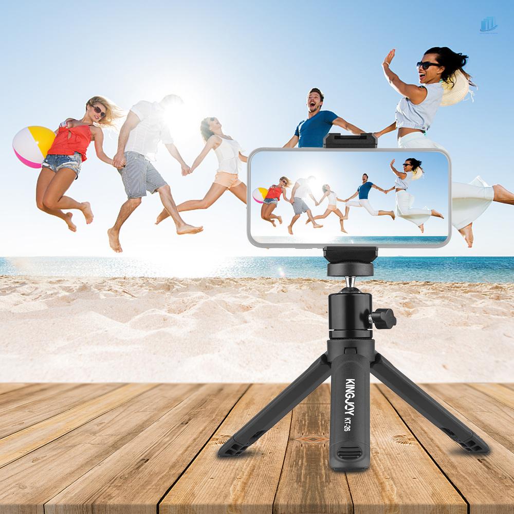 Giá Đỡ Ba Chân Mini Có Thể Xoay Được Kèm Ốc Vít 1 / 4 Inch Cho Điện Thoại Thông Minh / Máy Ảnh / Video / Youtube KINGJOY KT-26
