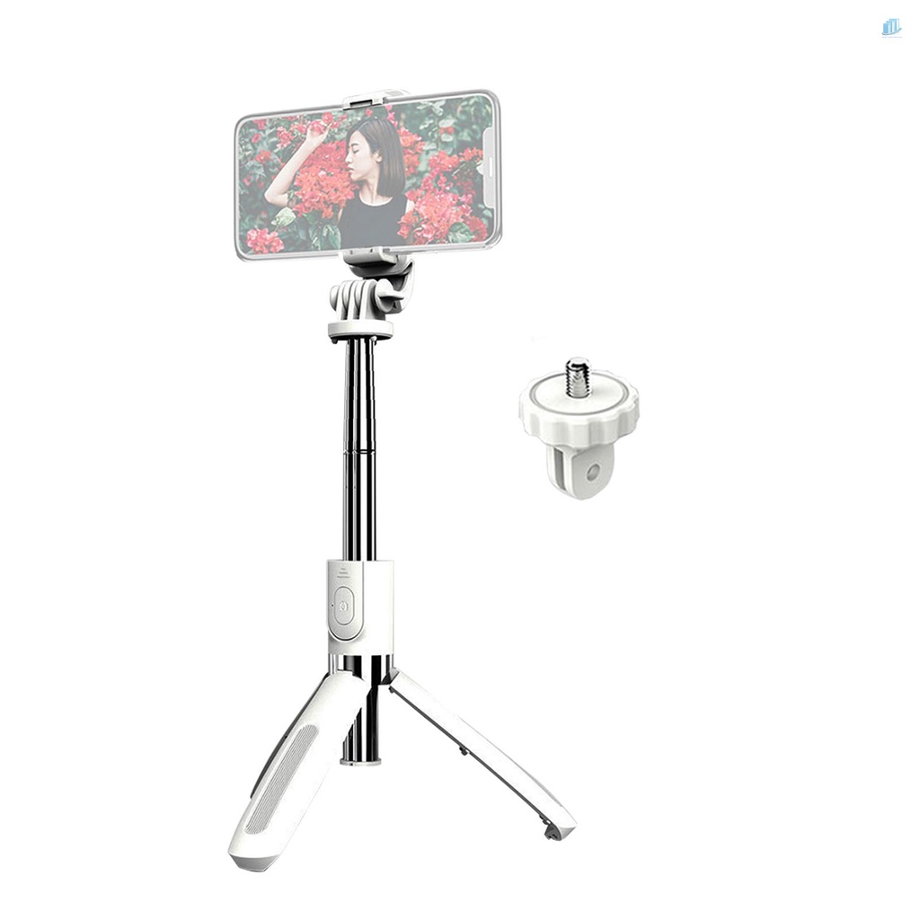Gậy Tự Sướng Bluetooth Không Dây Tích Hợp Giá Đỡ Ba Chân Max. smartwatchinone L02 Dây Dài 100cm Với Đế Camera Thông Minh Trọng Lượng Nhẹ Cho Máy Ảnh
