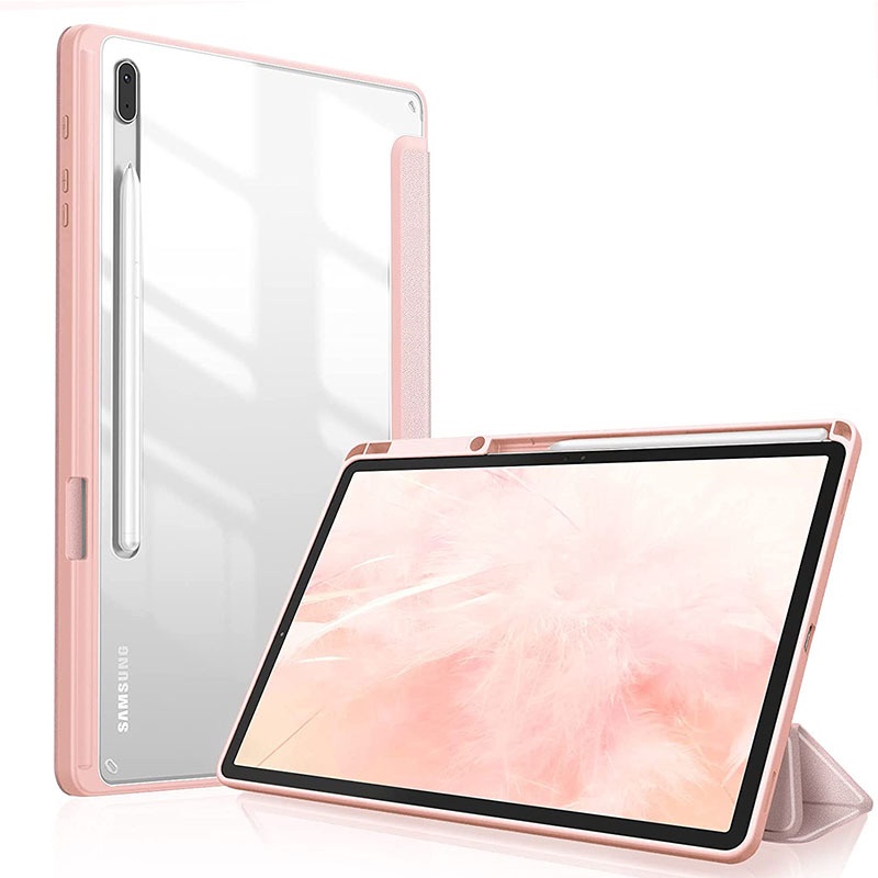Bao Da Máy Tính Bảng Trong Suốt Cho Samsung Galaxy Tab S6 Lite 10.4 2022 S8 S7 11 Plus FE 12.4 inch S8 Ultra 14.6 inch