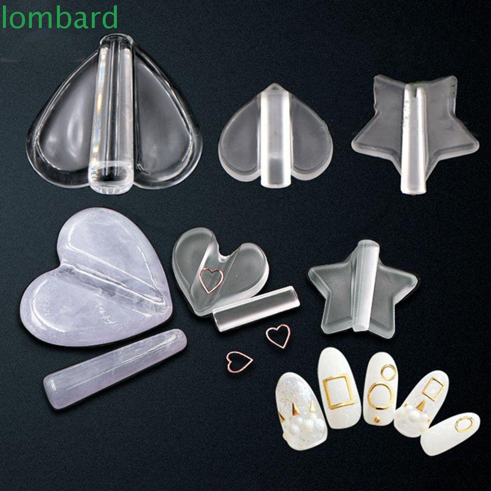 Khuôn In Nổi Trang Trí Móng Tay Bằng Kim Loại Chuyên Nghiệp DIY