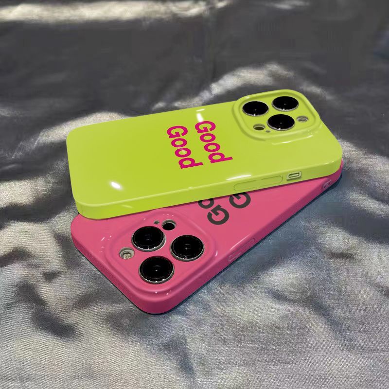 Ốp Điện Thoại Cứng In Chữ Đơn Giản Cho iPhone138p12max11 xsmax 14pro / 06MO