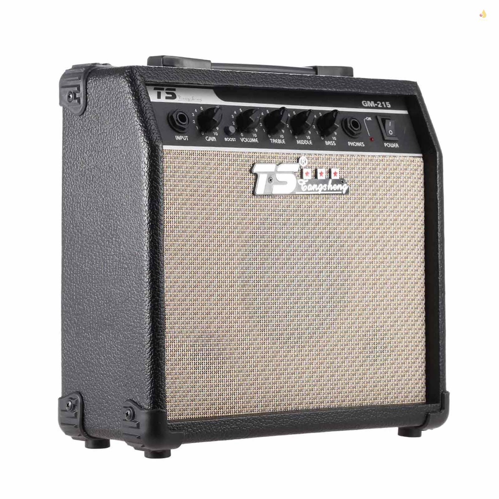 Bộ Khuếch Đại Âm Thanh Đàn Guitar Điện GM-215 15W Với Loa 3 Băng Tần EQ 5 "Chuyên Nghiệp
