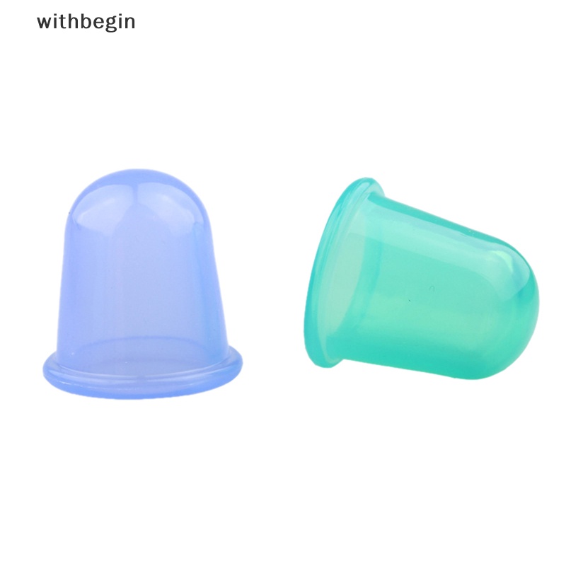 1 Bộ Cốc Giác Hơi Mát Xa Mặt Và Cơ Thể Bằng Silicone Chống Cellulite