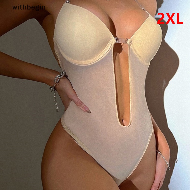 Bộ Áo Liền Quần Hở Lưng Cổ Chữ V Khoét Sâu Quyến Rũ Dành Cho Nữ