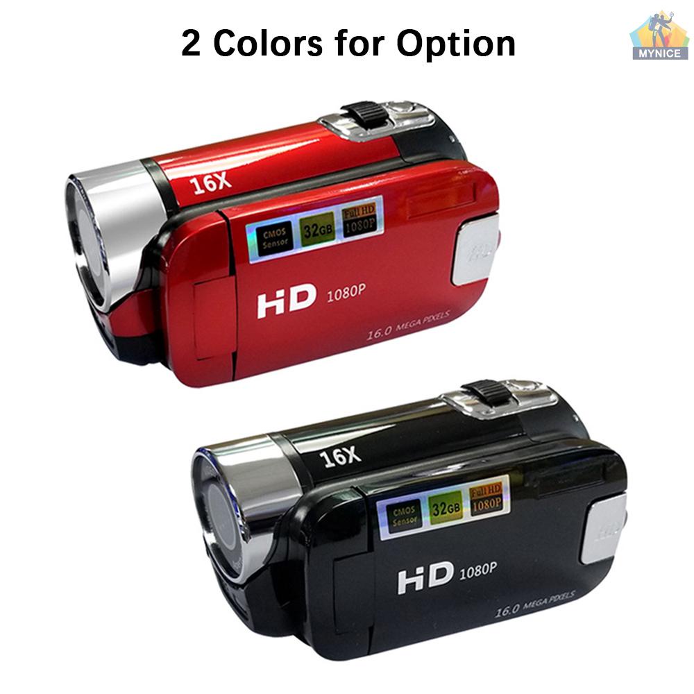 Máy Quay Video Kỹ Thuật Số Độ Nét Cao 1080P DV Màn Hình LCD 16MP 2.7 Inch 16X Zoom Tích Hợp Pin
