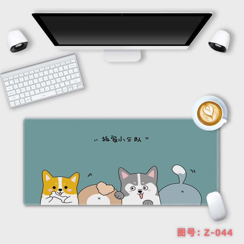 Tấm Lót Chuột Và Bàn Phím Cỡ Lớn Thiết Kế Tối Giản Tiện Dụng Cho Học Sinh / Văn Phòng