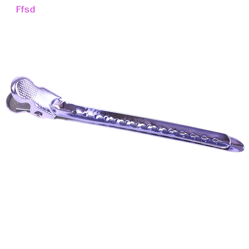 Bộ 6 Kẹp Tóc Mỏ Vịt Bằng Kim Loại Chuyên Dụng Cho Salon