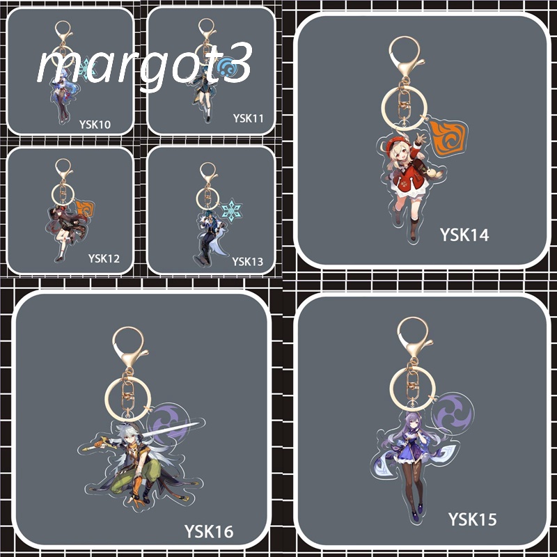 Móc Khóa Hình Nhân Vật Margot Anime Genshin Va Chạm