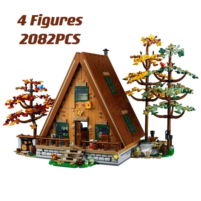 Đồ chơi lắp ráp mô hình A-Frame Cabin Nhà Gỗ trong Rừng  67001