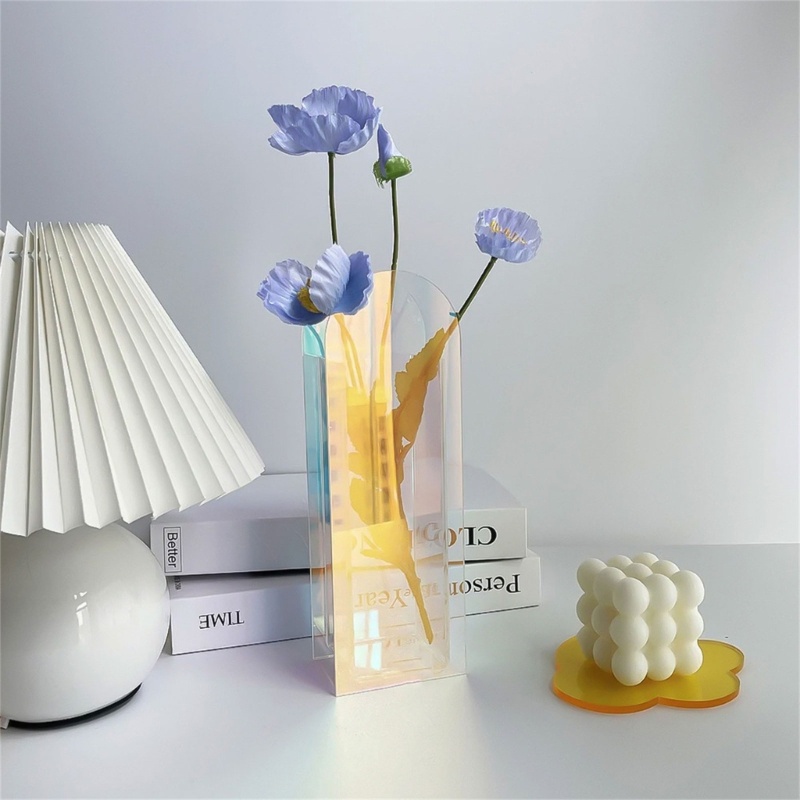 Chậu Hoa Bằng Acrylic Hình Vòm Độc Đáo Trang Trí Nhà Cửa