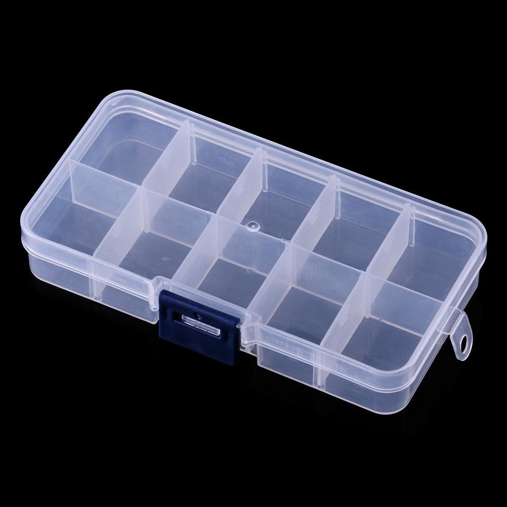 Hộp Nhựa 8 / 10 / 15 Ngăn Đựng Móc Câu Cá, Trang Sức