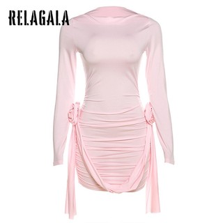 RelaGala Nữ Thời Trang Mới Màu Trơn Bé Gái Slim Kỳ Nghỉ Váyjavascript: